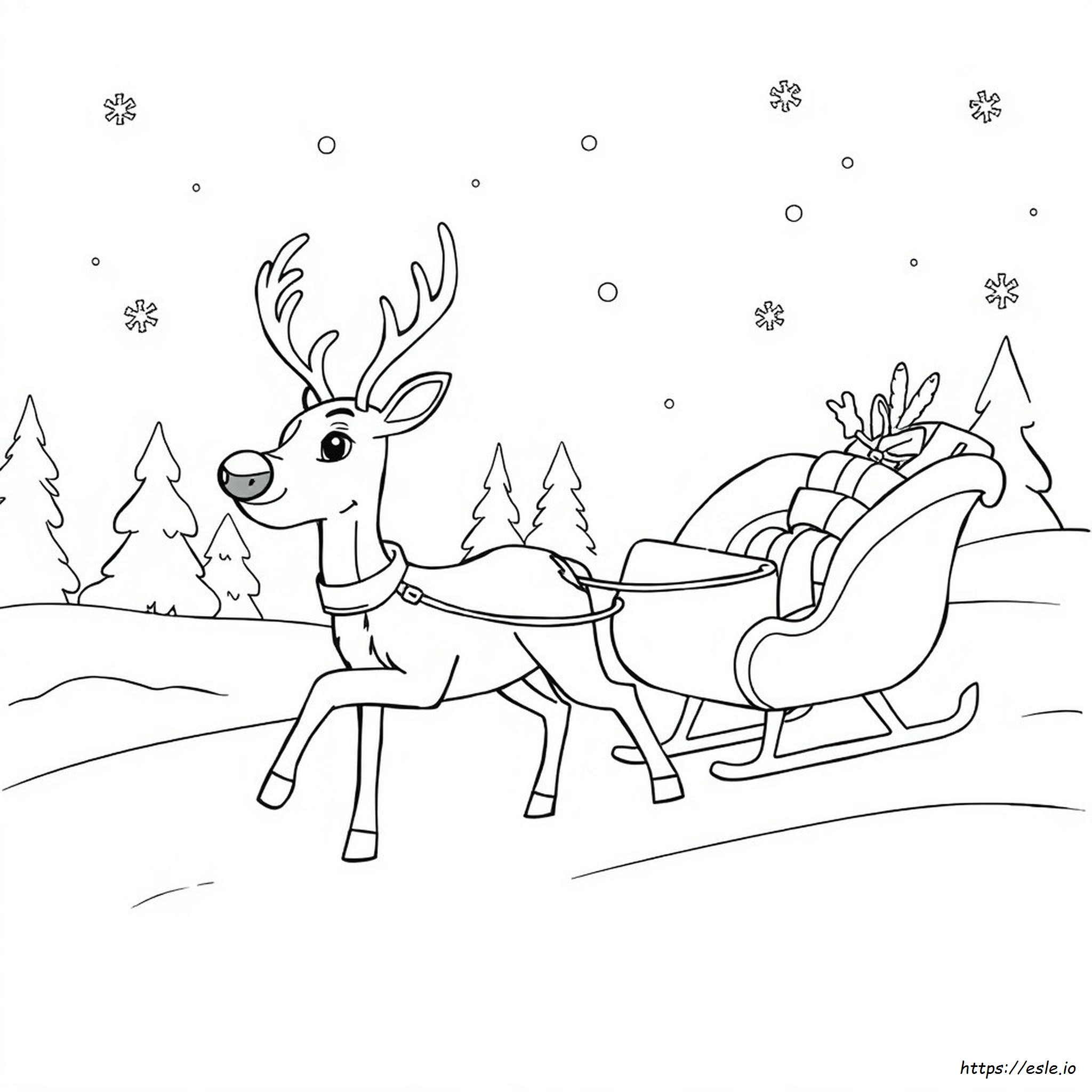 Coloring Rudal Rudolph Värityskuvat Ilmaiseksi