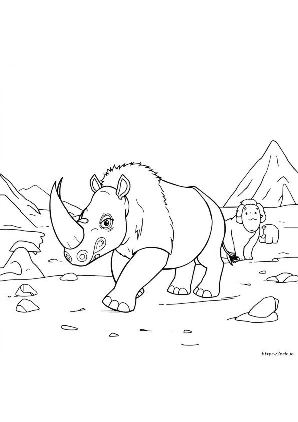 Era Do Gelo Manny Para Colorir
