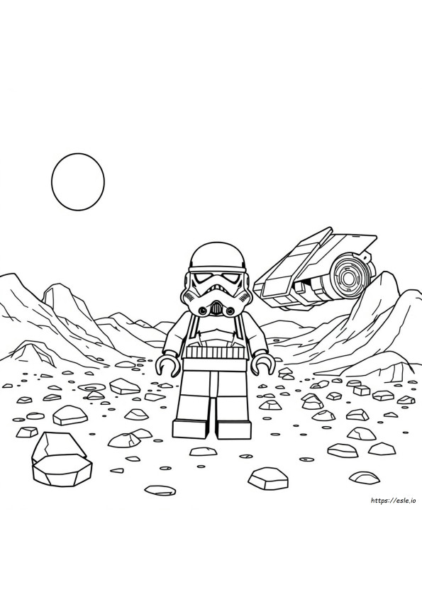 Lego Star Wars Mewarnai Gambar