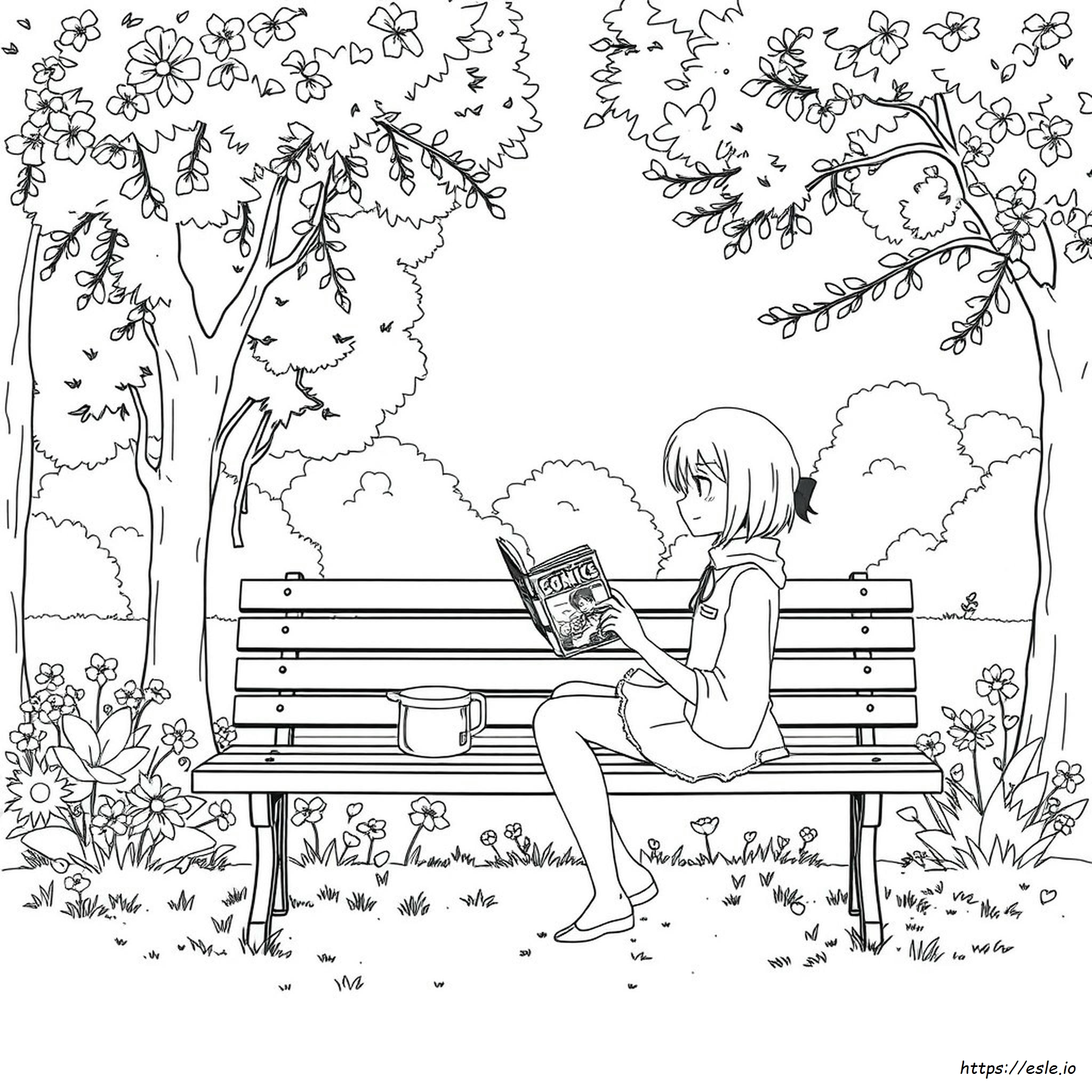 Gambar Mewarnai Anime Manga
