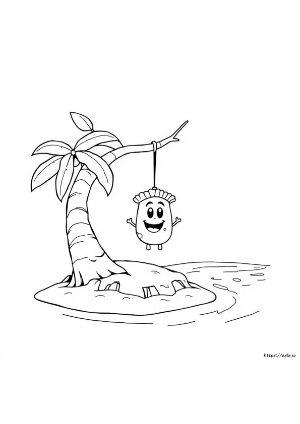 Free Chip And Potato Coloring Pages