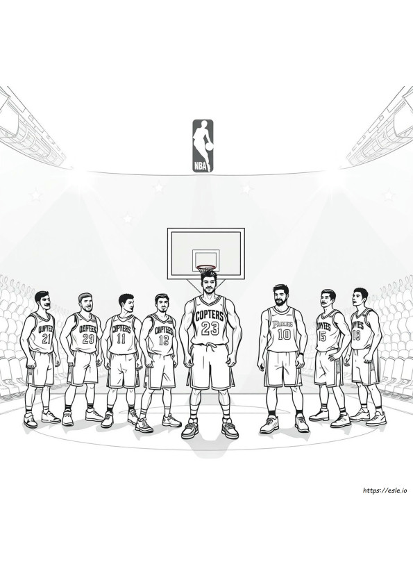 Nba Ausmalbilder Teams