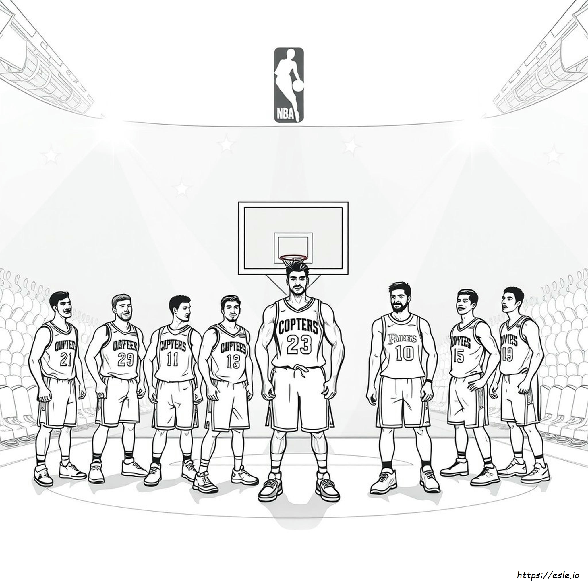 Nba Ausmalbilder Teams