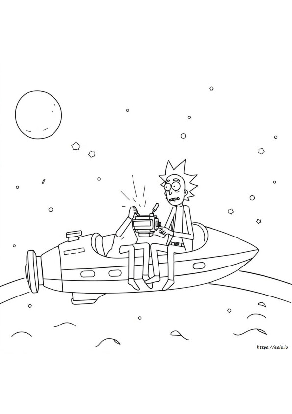 Disegni Da Colorare Di Rick E Morty