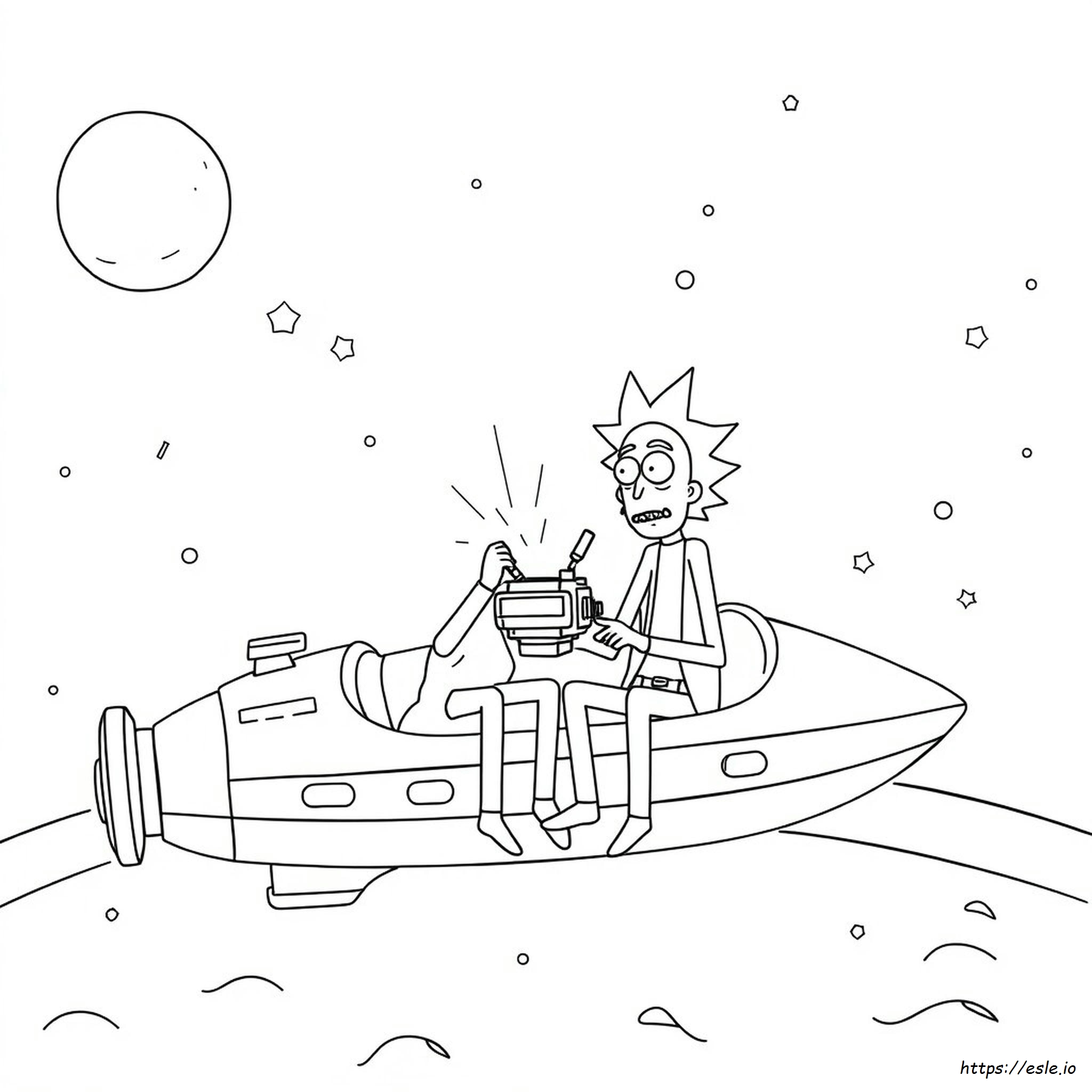 Coloring Pages Of Rick And Morty