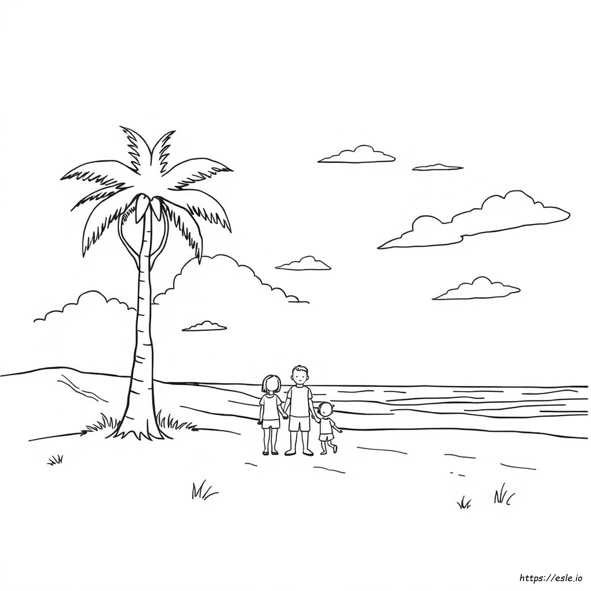 Vacation Colouring Pages
