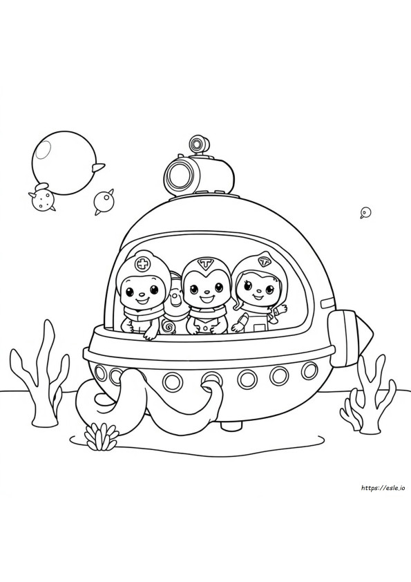 Octonauts Characters Coloring Pages