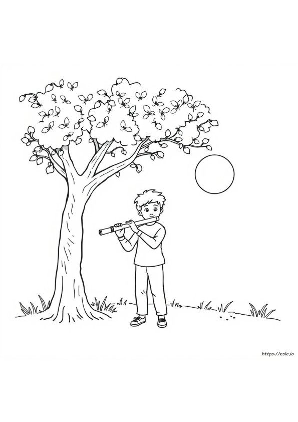 Flute Colouring