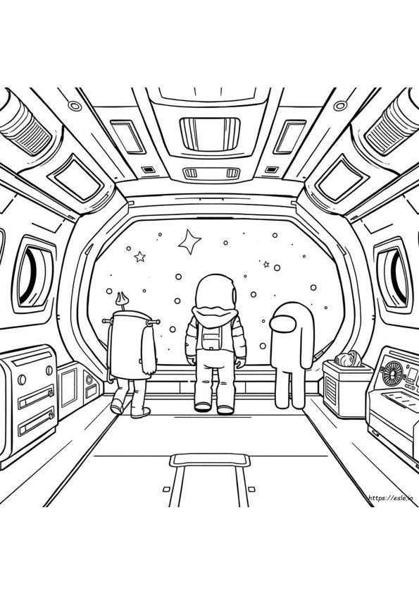 Coloring Pages Dibujos De Among Us Para Colorear
