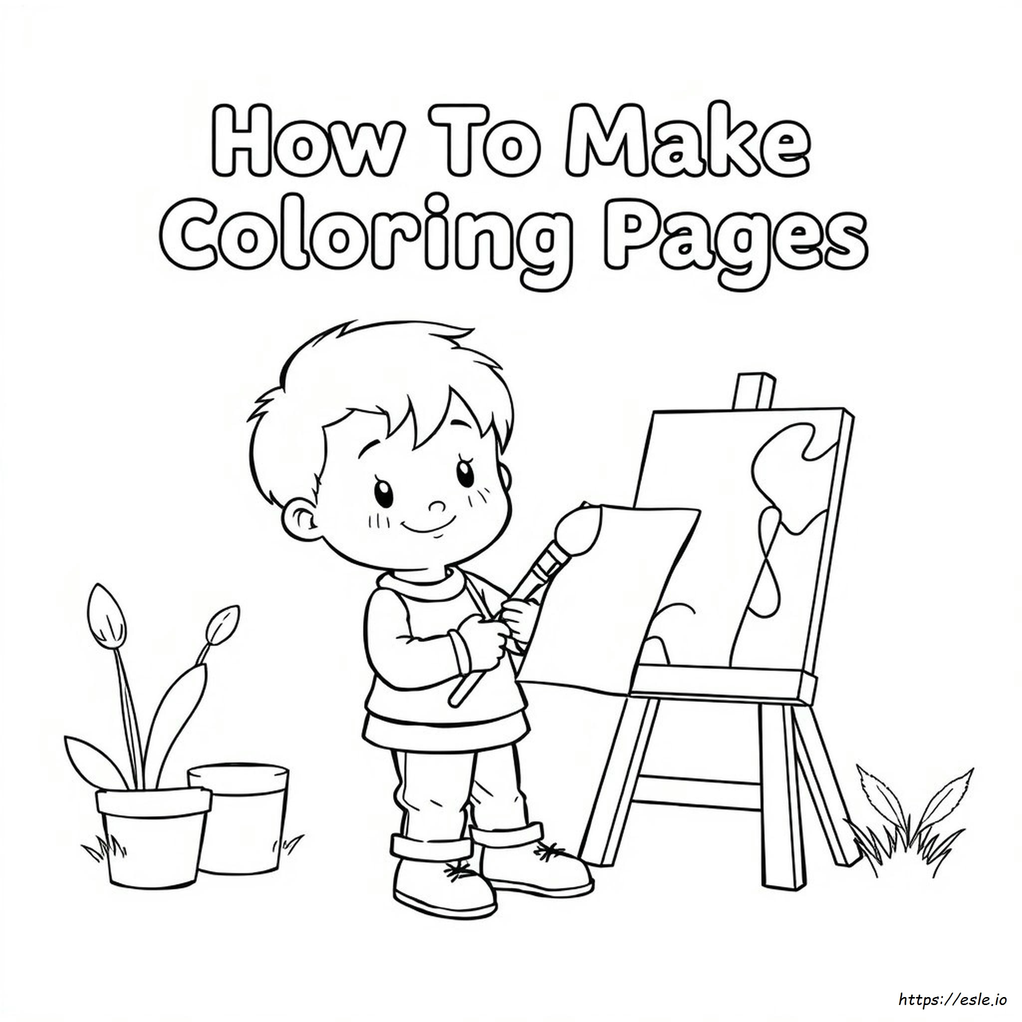 How To Make A Coloring
