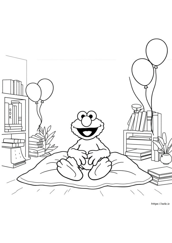 Elmo For Coloring