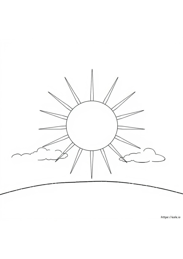 Desenhos De Sol Para Colorir