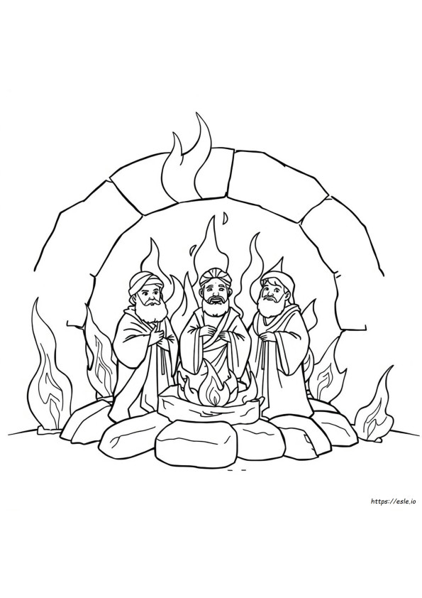 Coloring Picture Of Shadrach Meshach And Abednego
