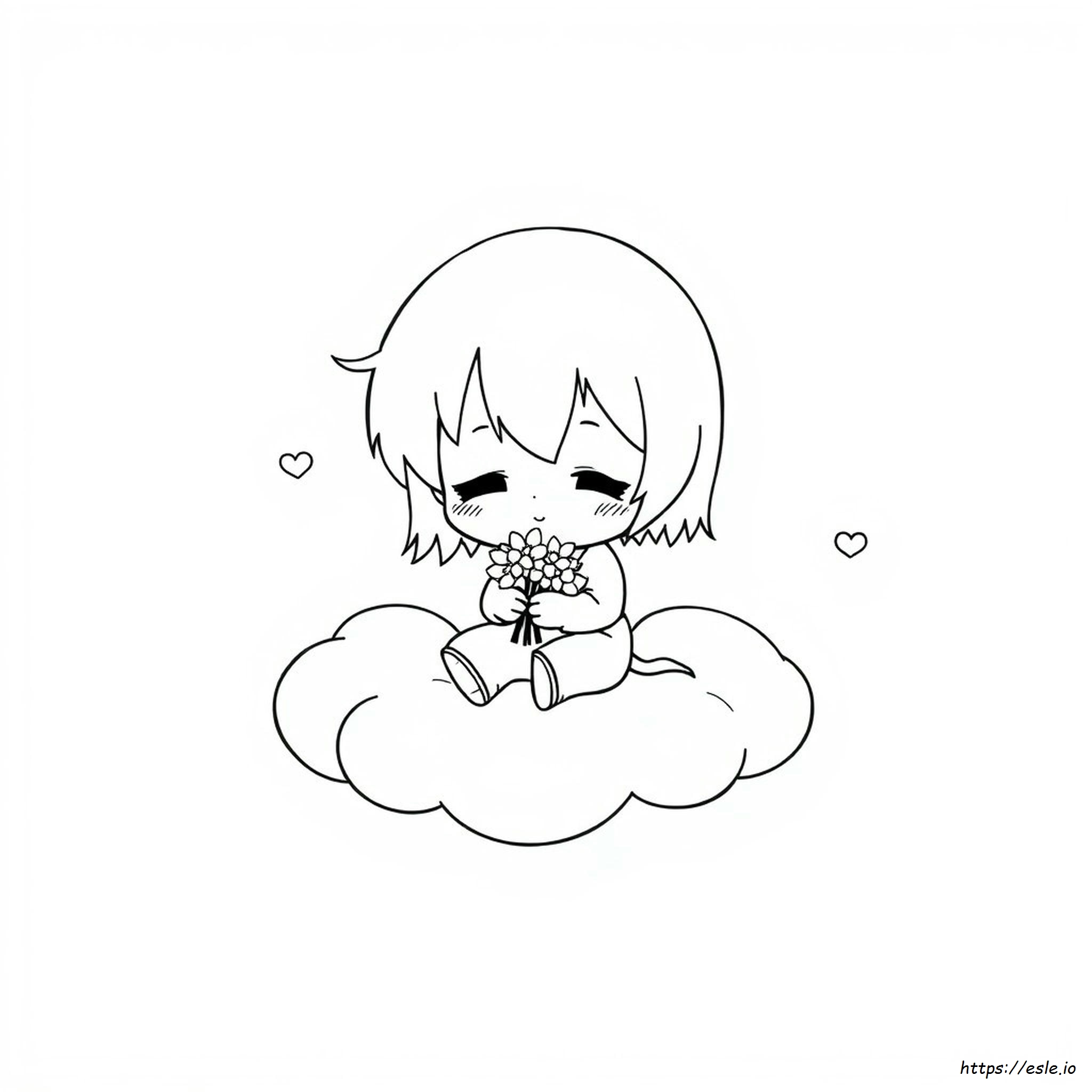 Disegni Da Colorare Di Anime Chibi