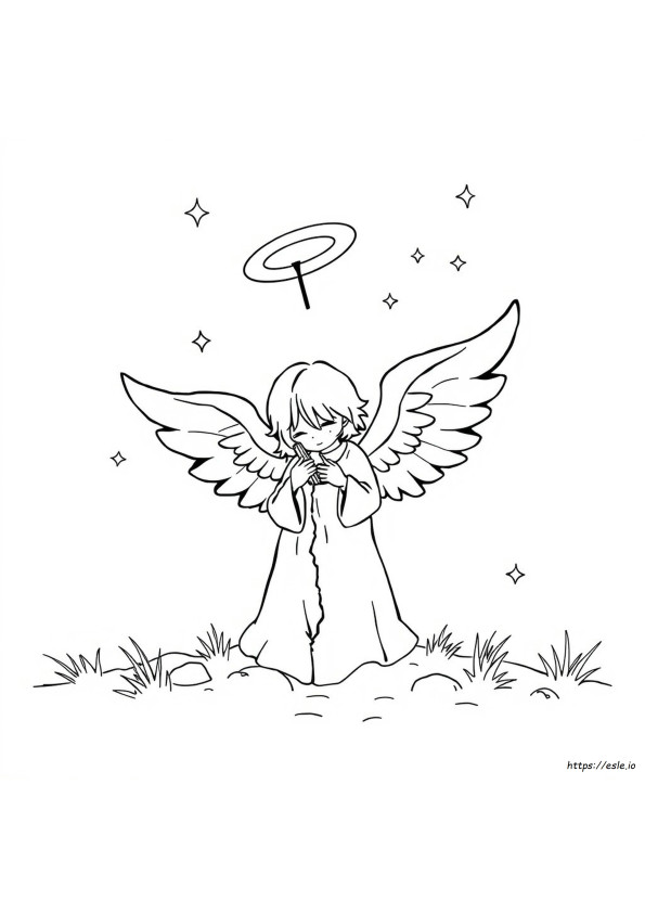 Broken Angel Fallen Angel Coloring Pages