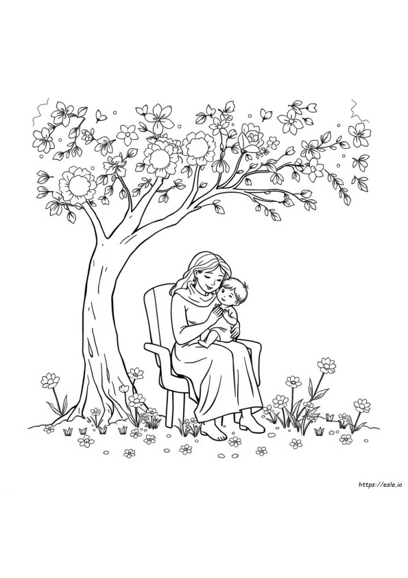 Disegni Da Colorare Per La Festa Della Mamma Da Stampare
