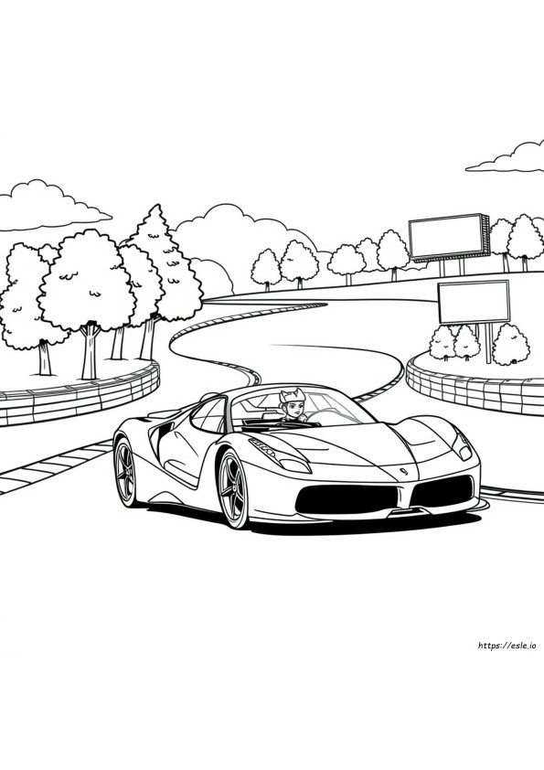 Ferari Coloring Pages