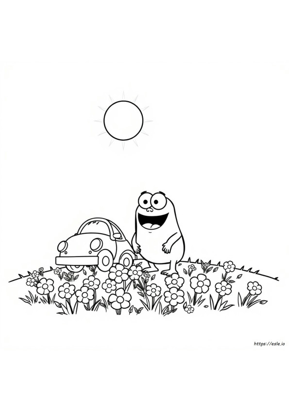 Oggy Colouring
