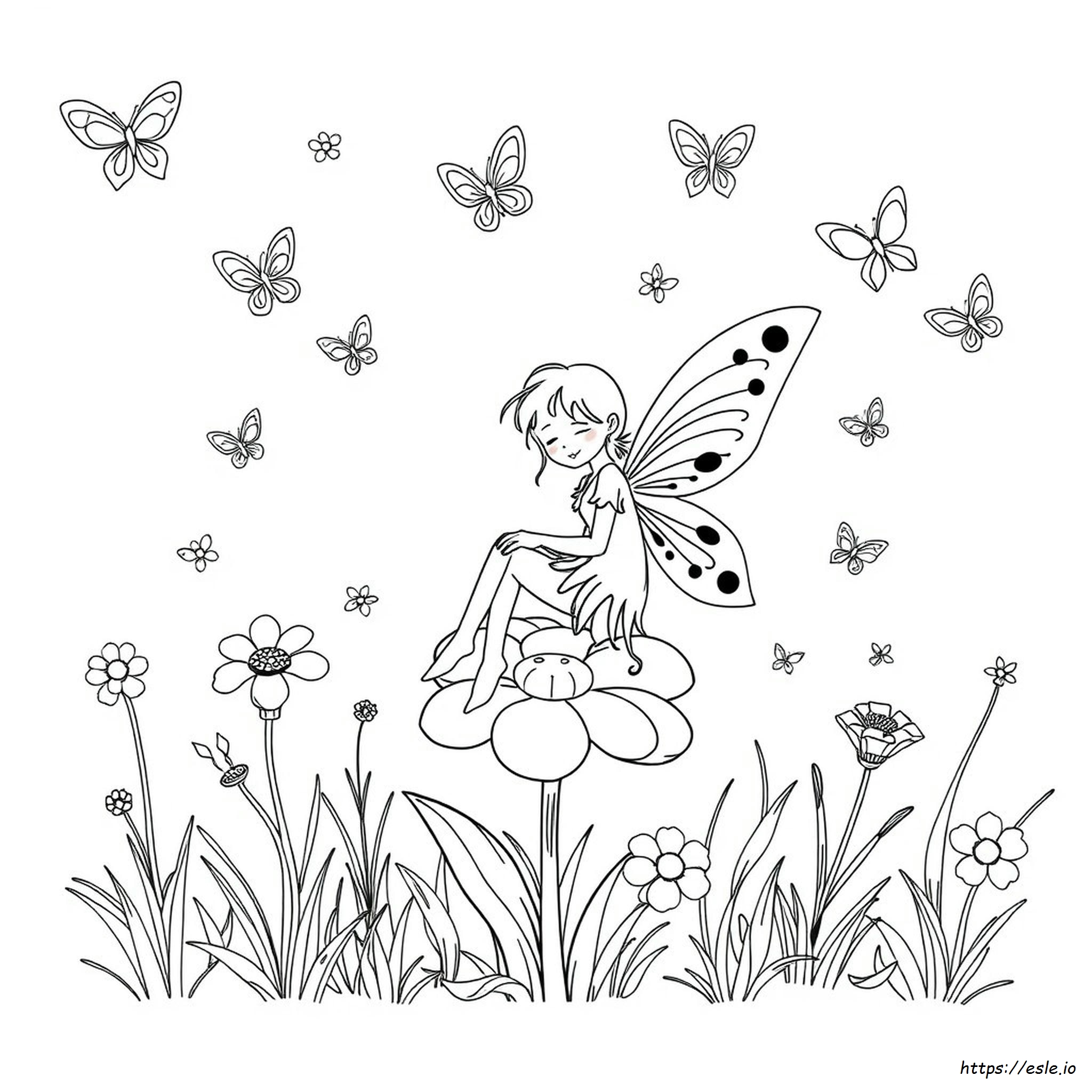 Coloriage Fée À Imprimer