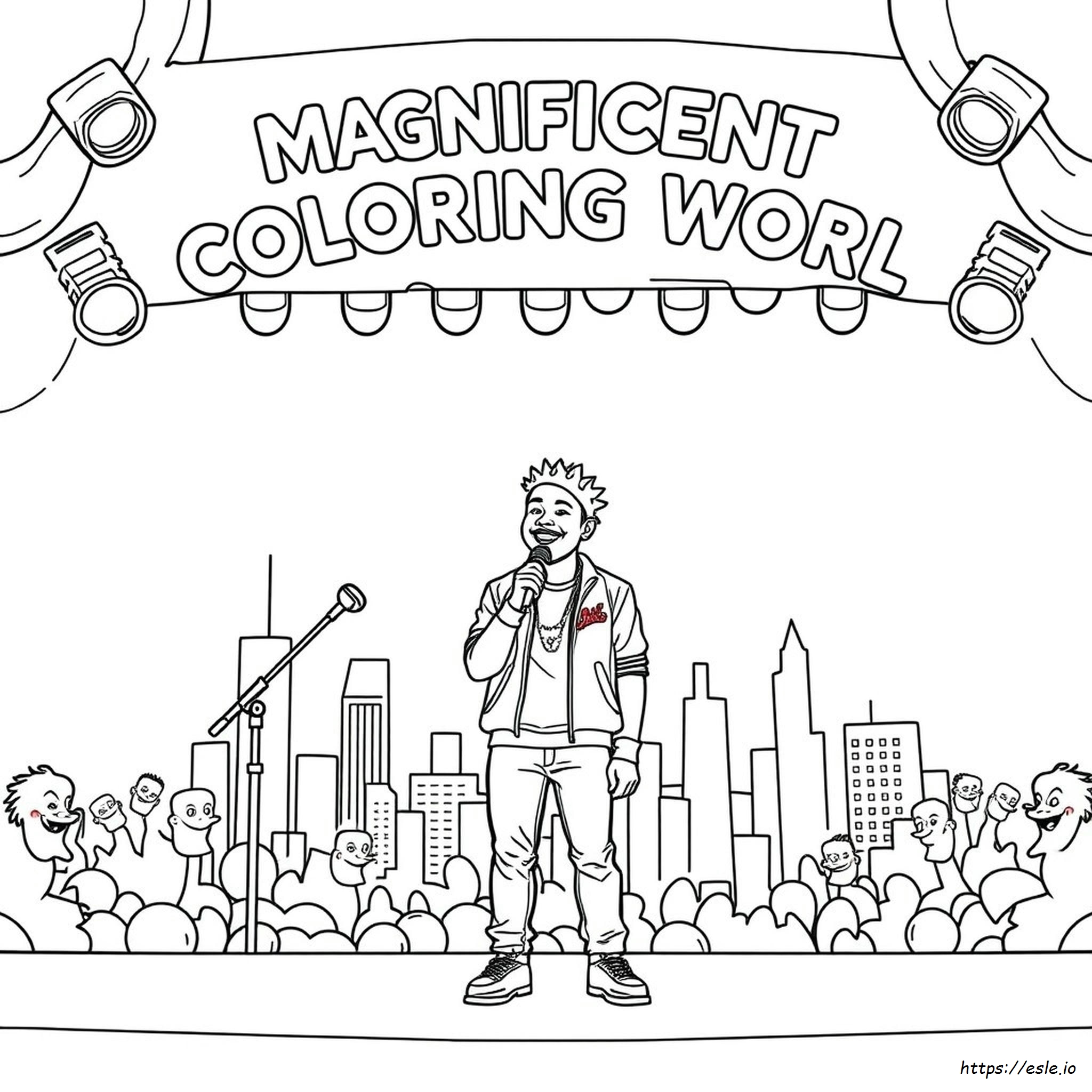 Chance The Rapper Magnificent Coloring World Chicago