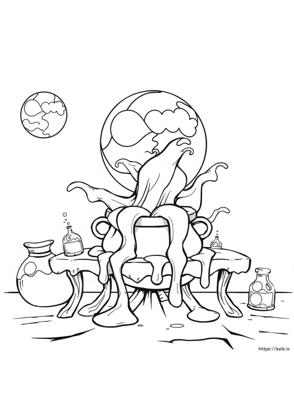 Slime Colouring Pages
