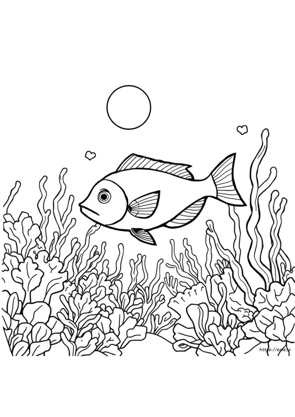 Adult Coloring Pages Fish