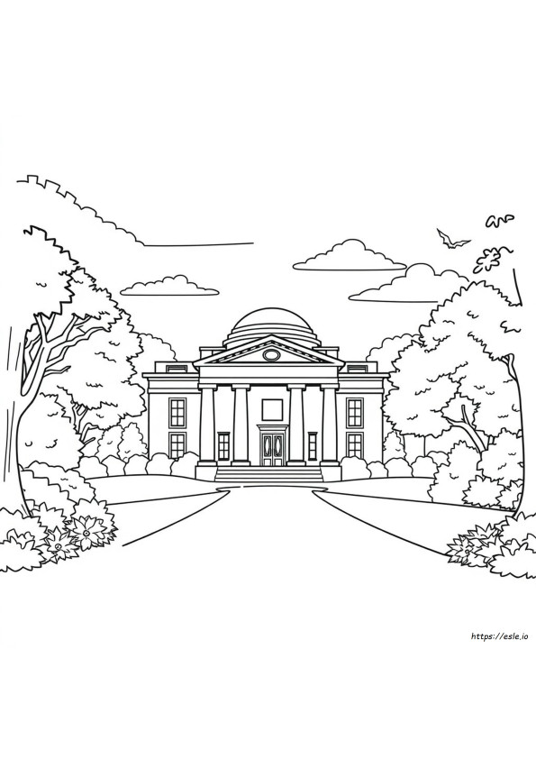 Coloriage Monticello