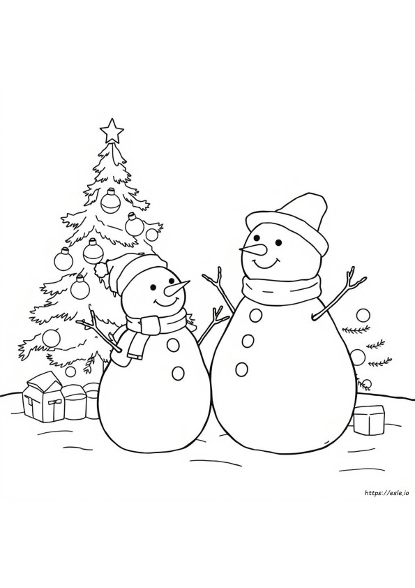 Adult Snowman Coloring Pages