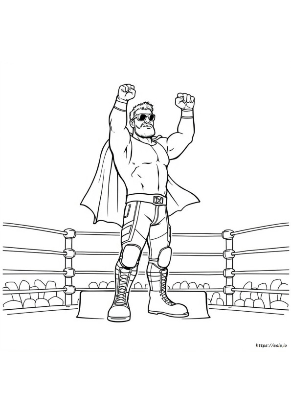 Disegni Da Colorare Wwe Dean Ambrose