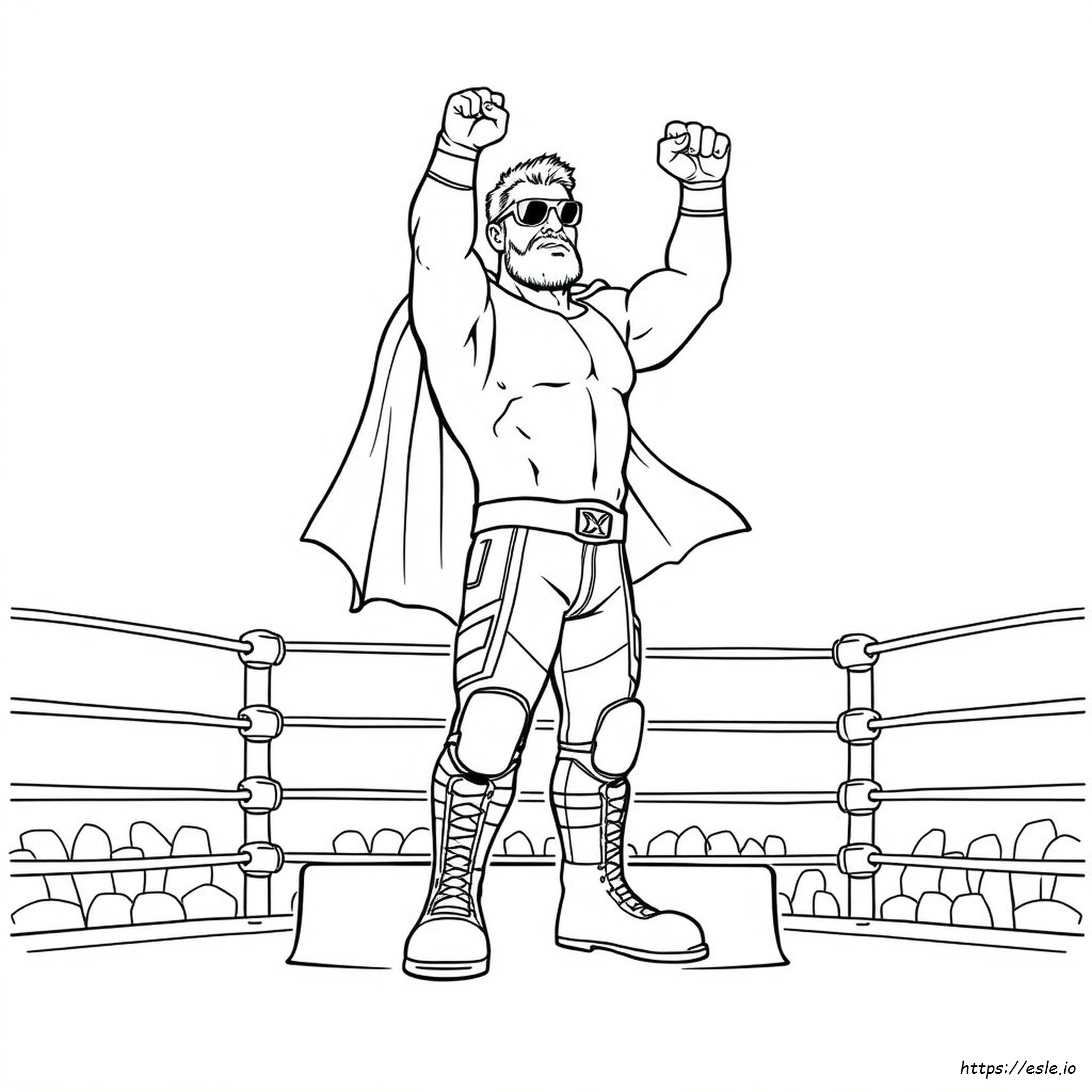 Kolorowanki Wwe Dean Ambrose