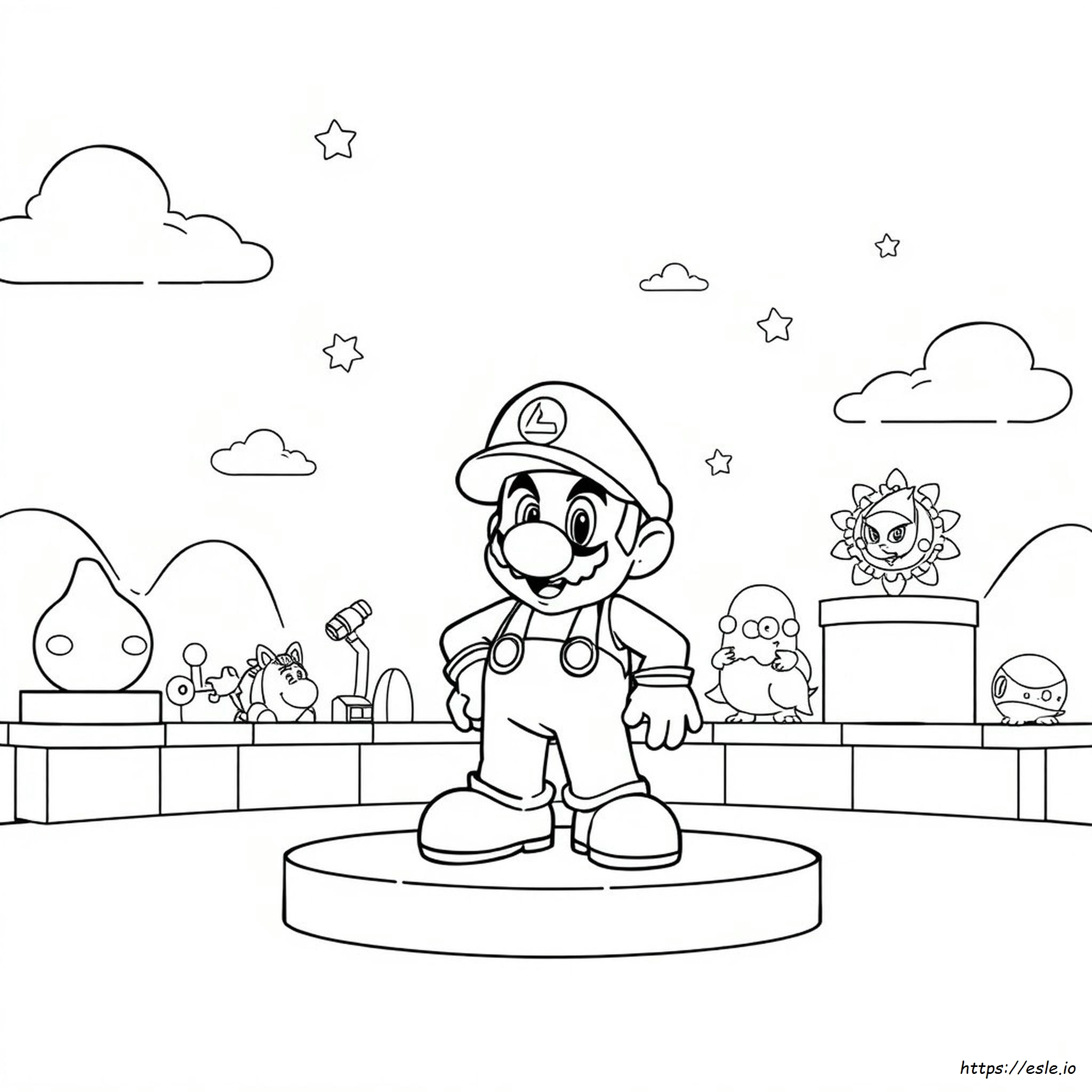 Smash Bros Colouring Pages