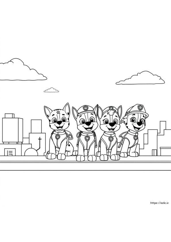 Paw Patrol Disegni Da Colorare E Stampare