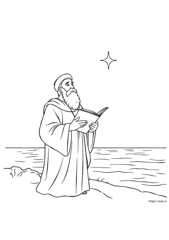 Saint Augustine Coloring Page