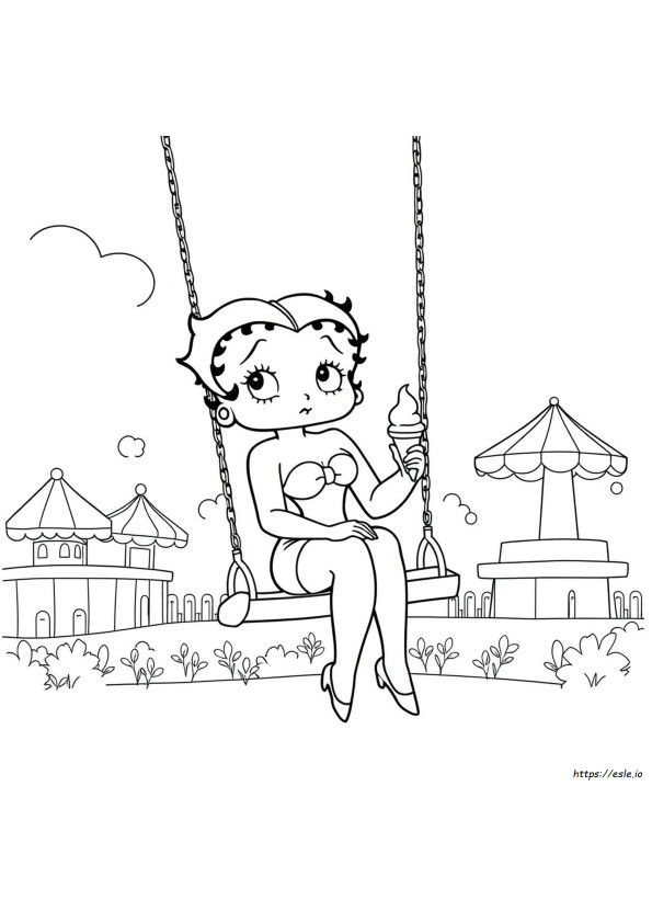 Coloring Pages Of Betty Boop