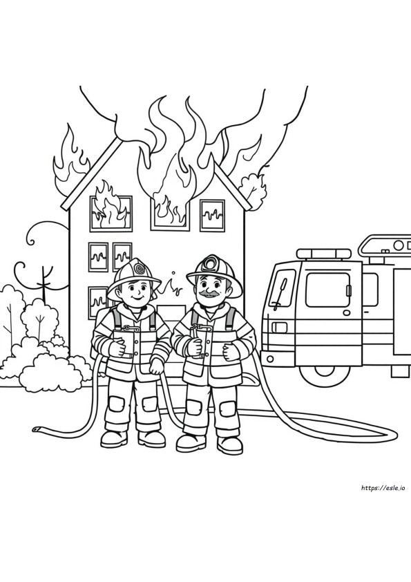 Firemen Coloring Pages