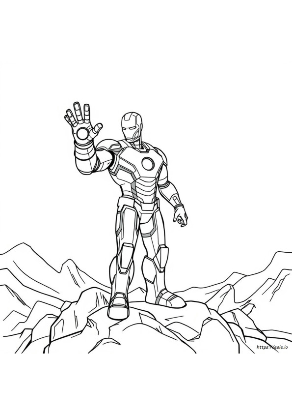 Avengers Easy Iron Man Coloring Pages