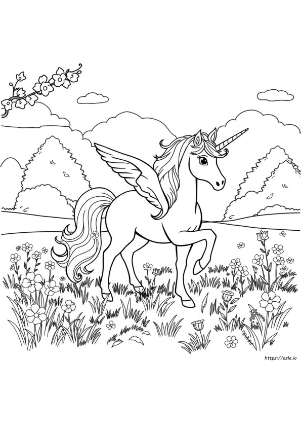 Páginas Para Colorear De Unicornios Para Adultos: Animales