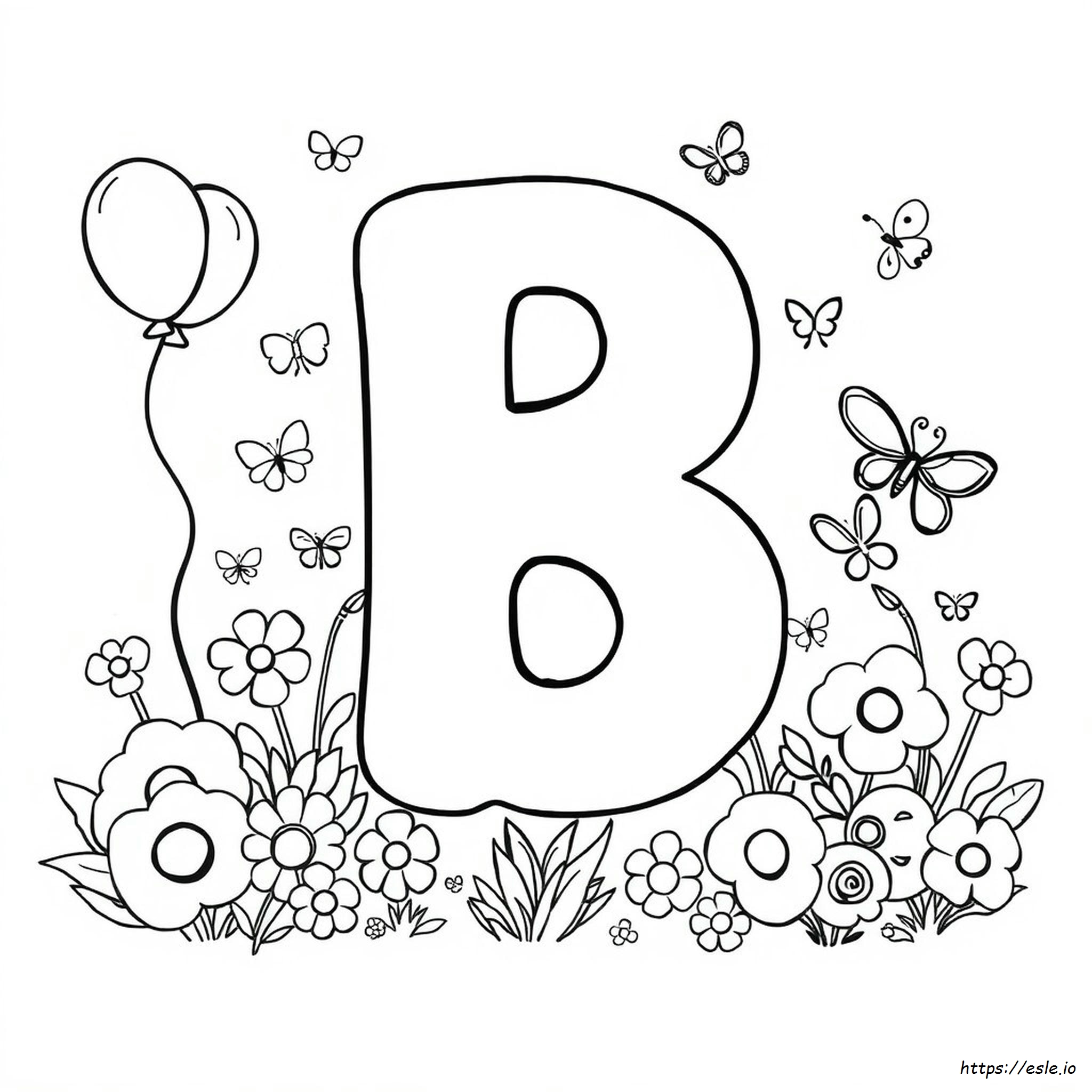 Free Printable Letter B Coloring Pages