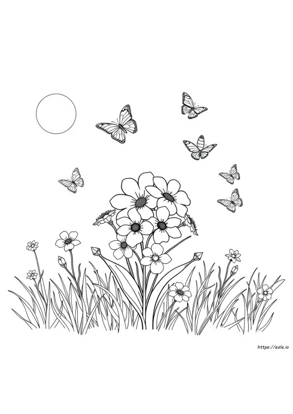 Coloring Pages For Flowers Printable