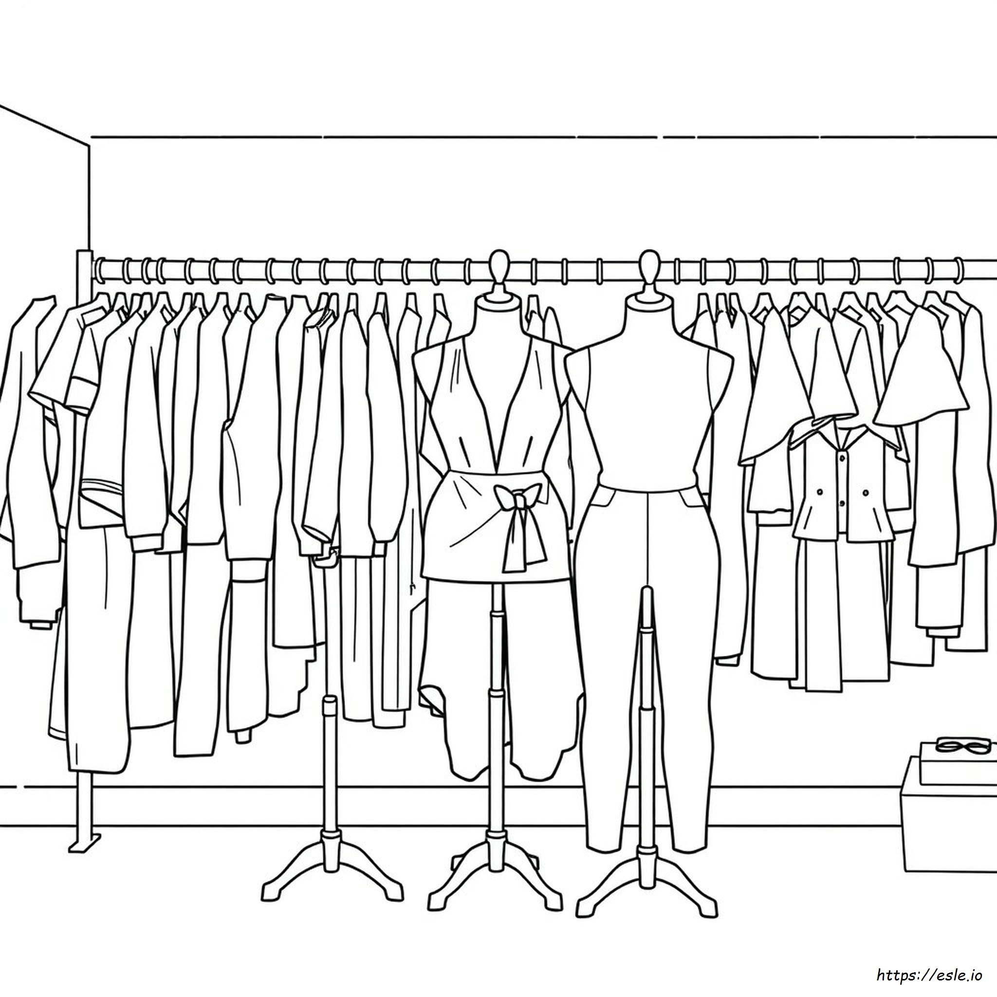 Clothing Design Coloring Pages