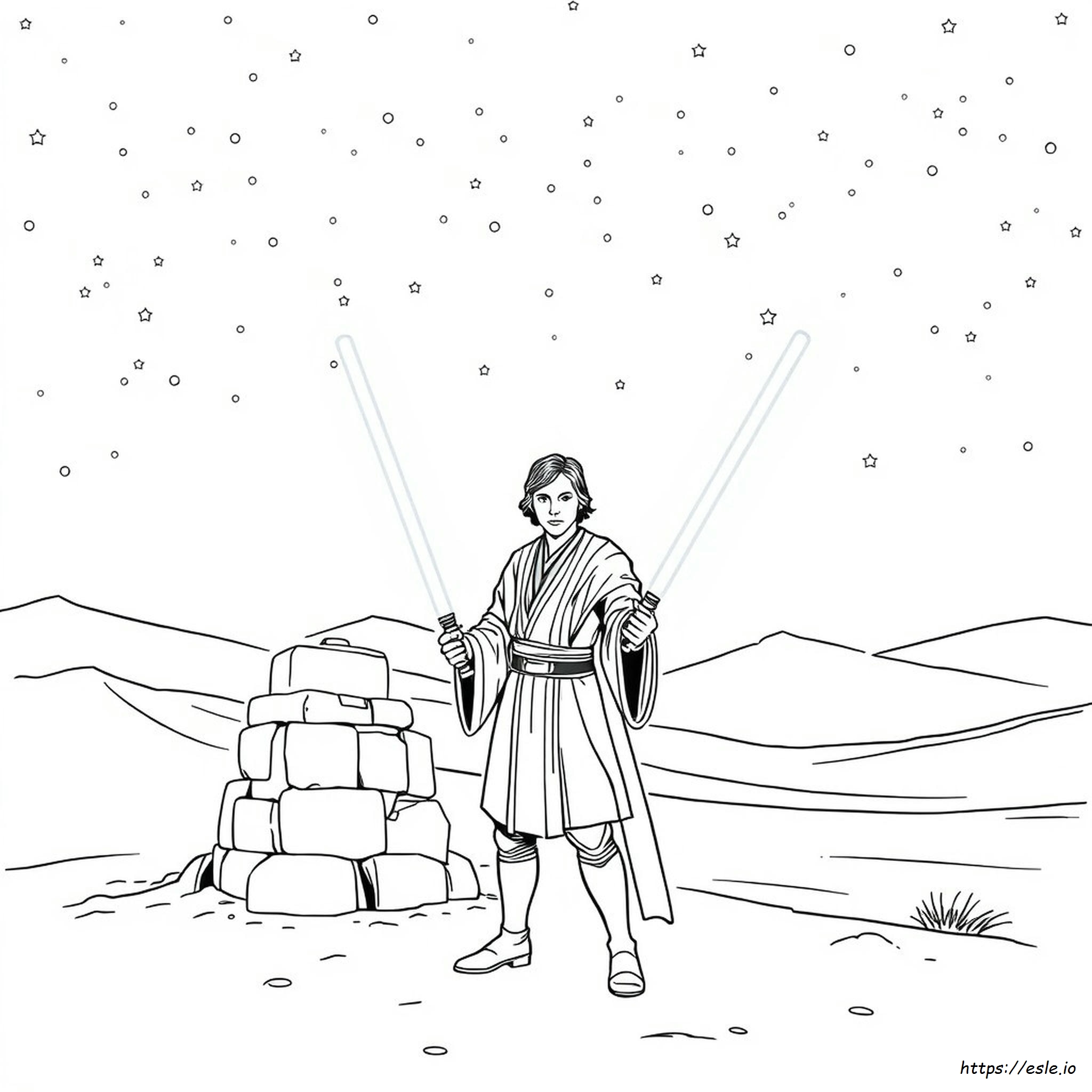 Obi Wan Kenobi Coloring Page