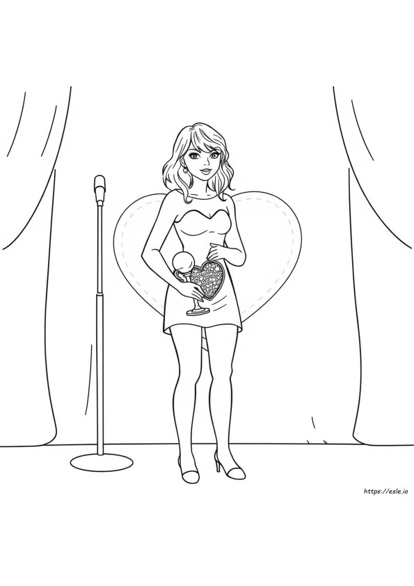 Taylor Swift Coloring Pages 22