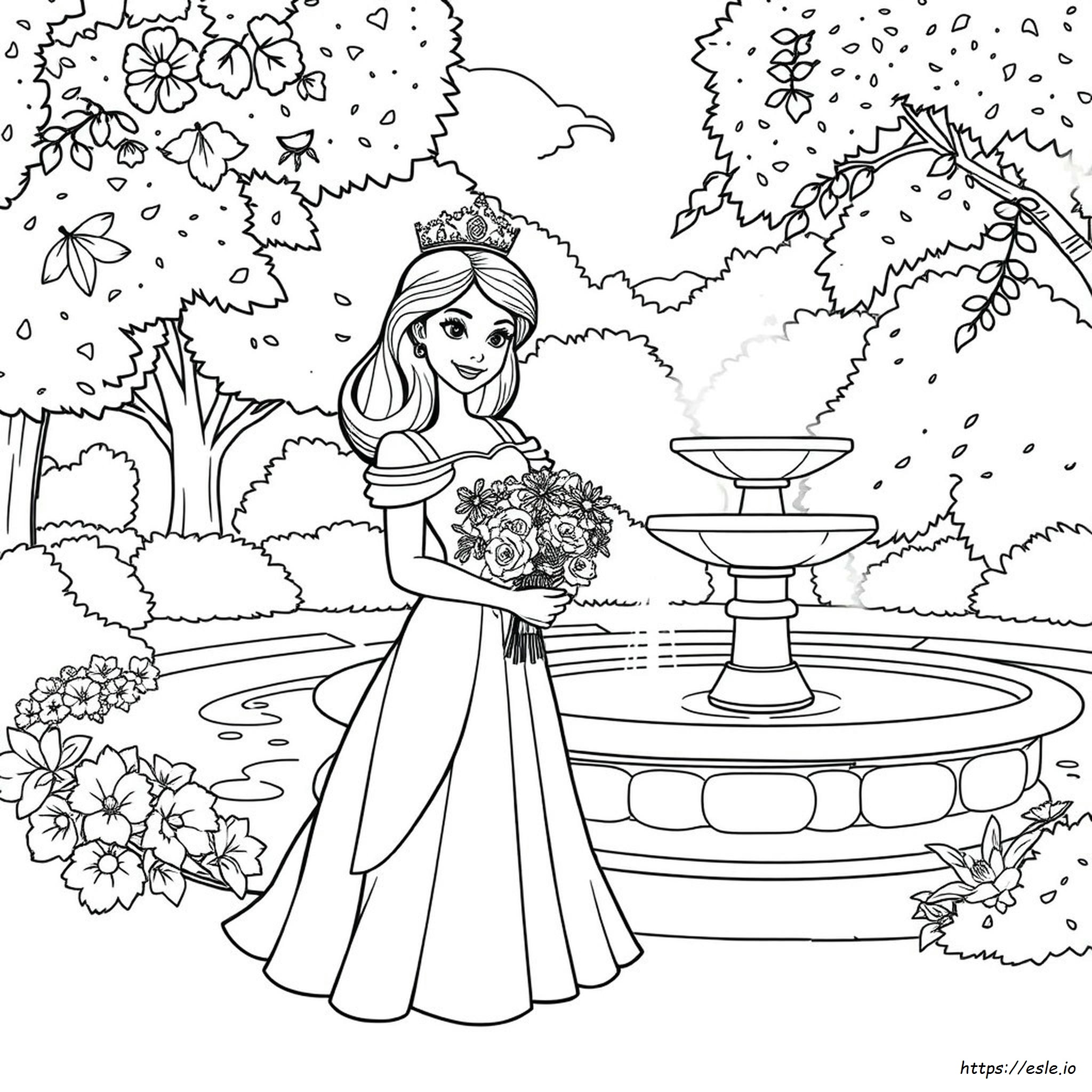 Princesa Kate Para Colorir