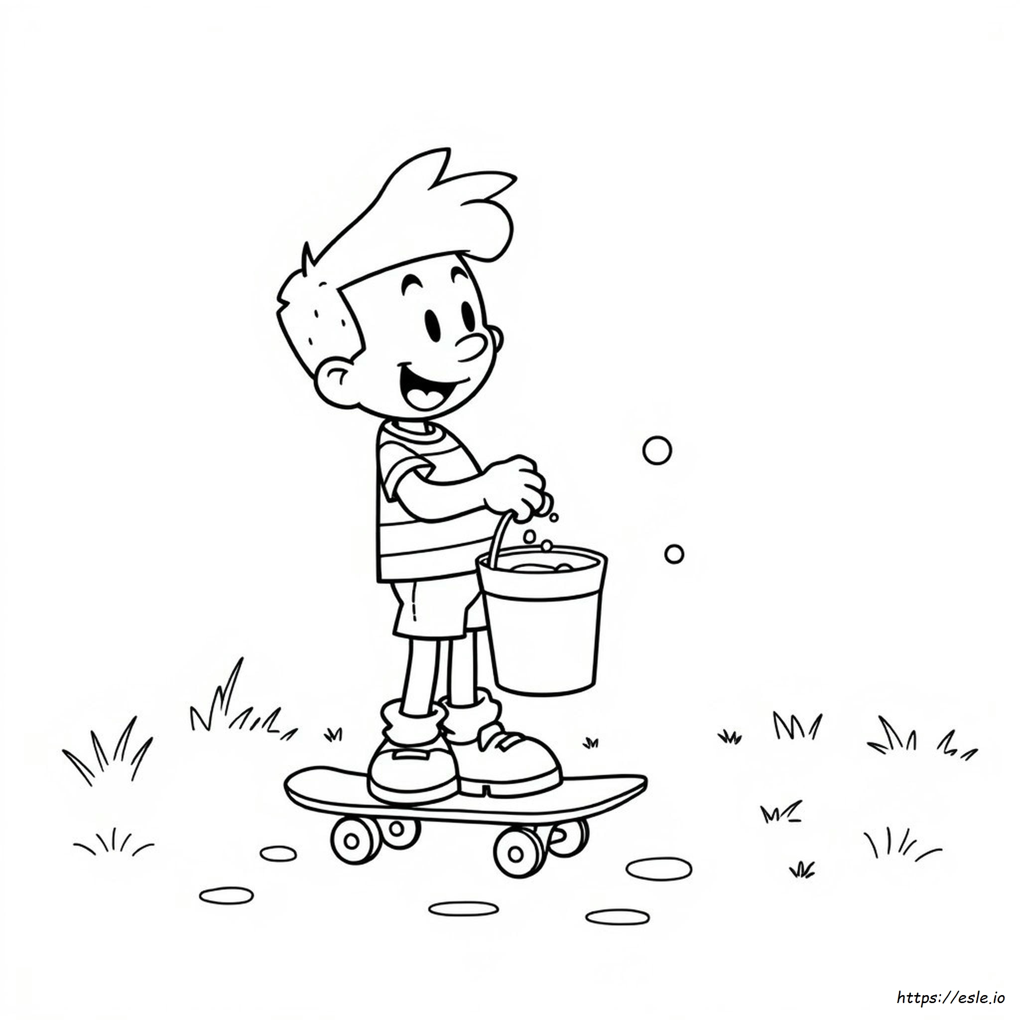 Dennis The Menace Gambar Mewarnai