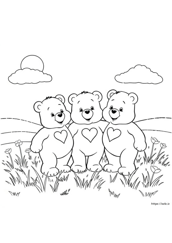 Original Care Bear Colors