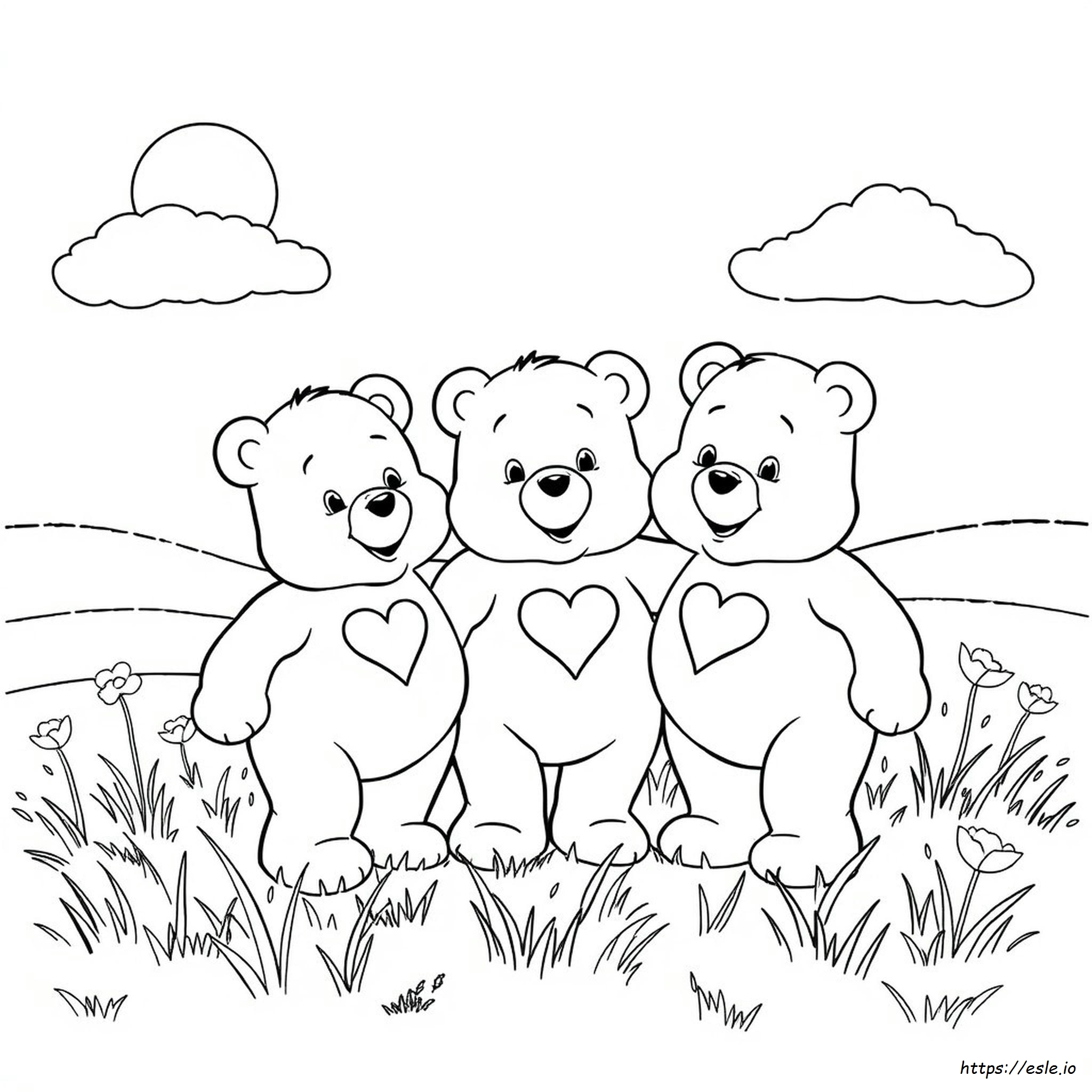 Original Care Bear Colors