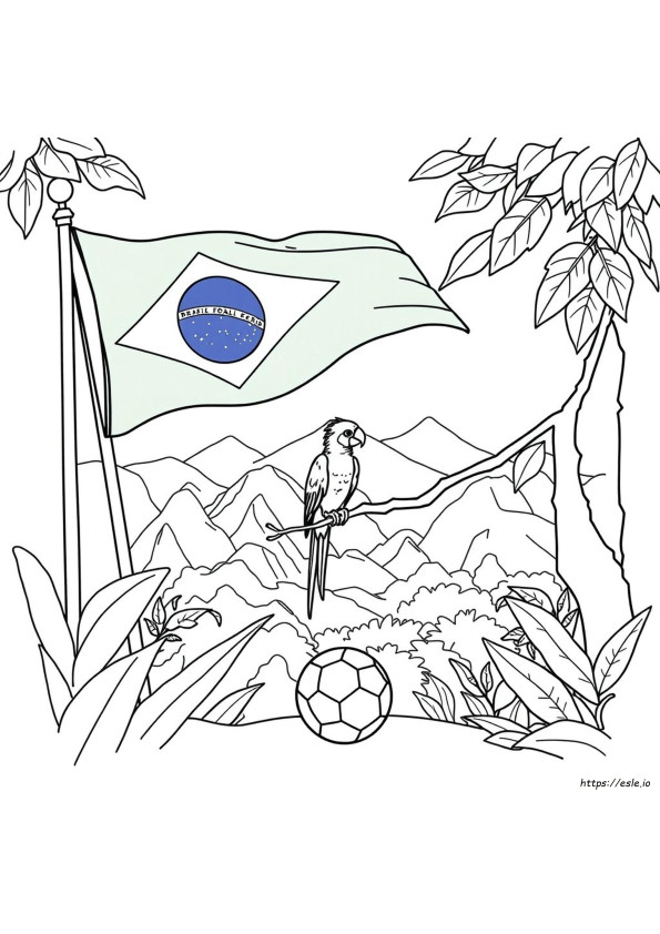 Mewarnai Gambar Brazil