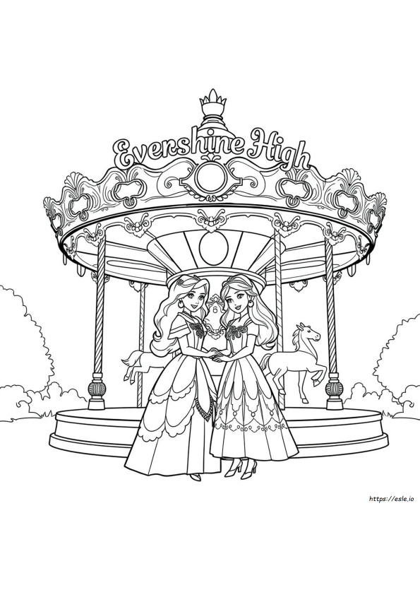 Ever After High Ilmaiset Tulostettavat Värityskuvat