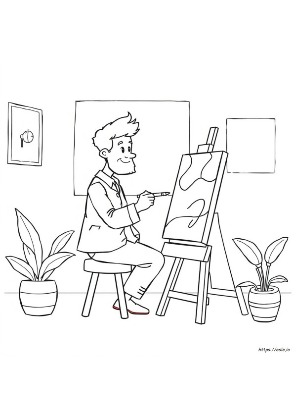 Black Artist Coloring Pages