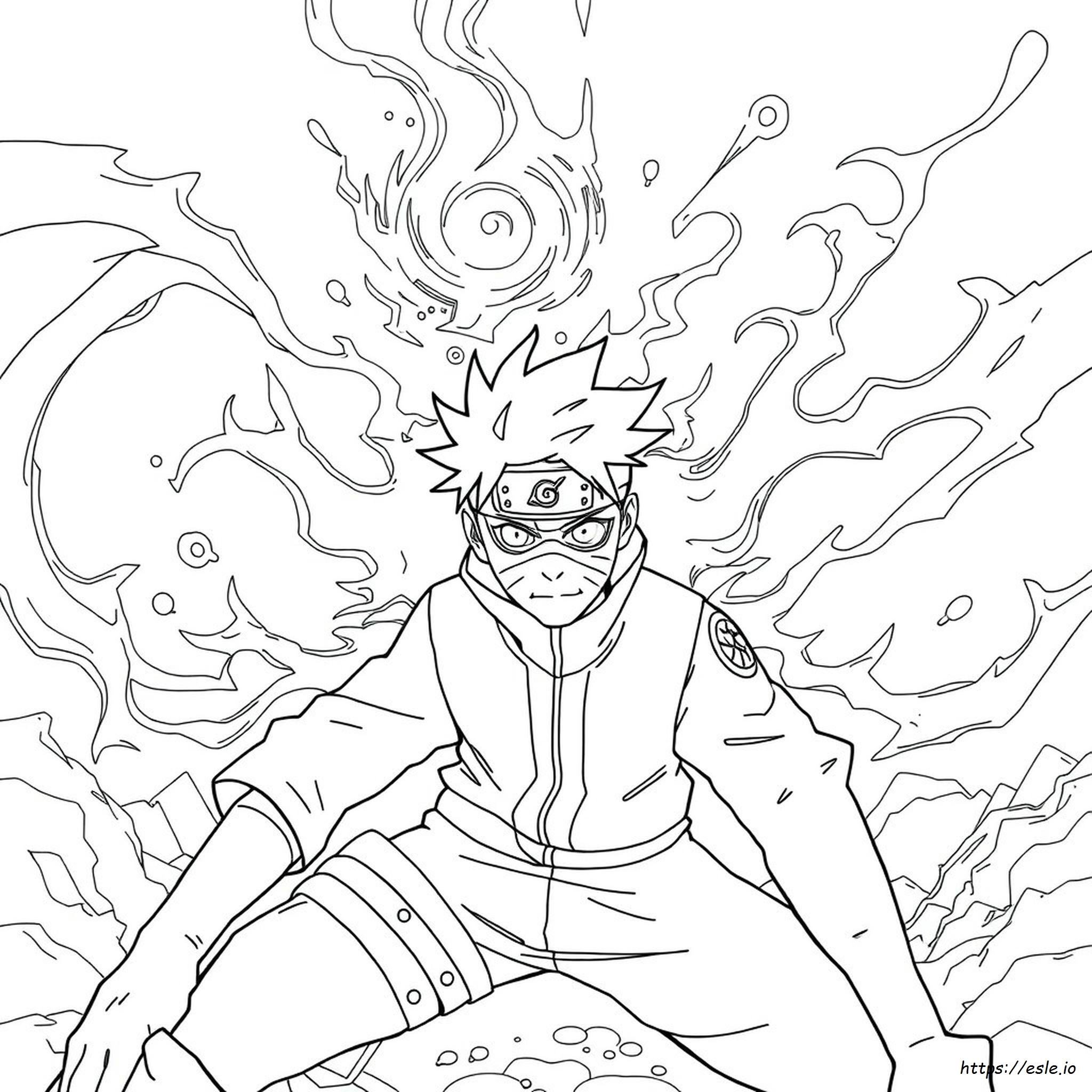 Boruto Jougan Boruto Coloring Page